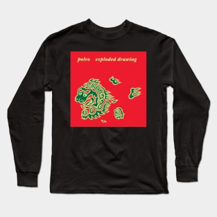 Polvo Exploded Drawing Long Sleeve T-Shirt